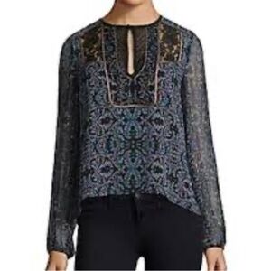 Nanette Lenore vintage silk blouse